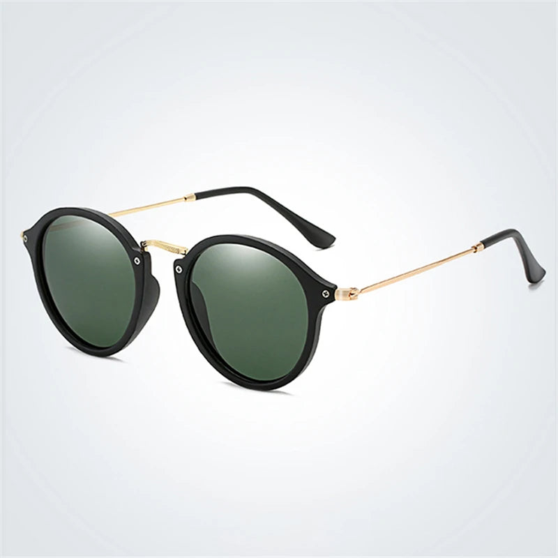 Óculos de Sol Feminino New Round Luxury