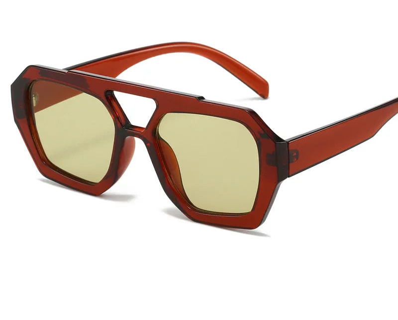 Óculos de Sol Feminino Irregular Overzise