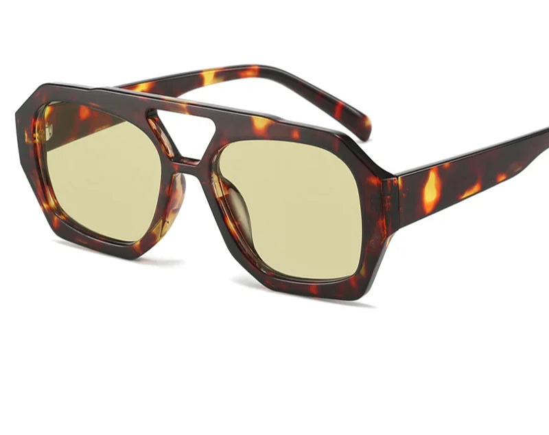 Óculos de Sol Feminino Irregular Overzise