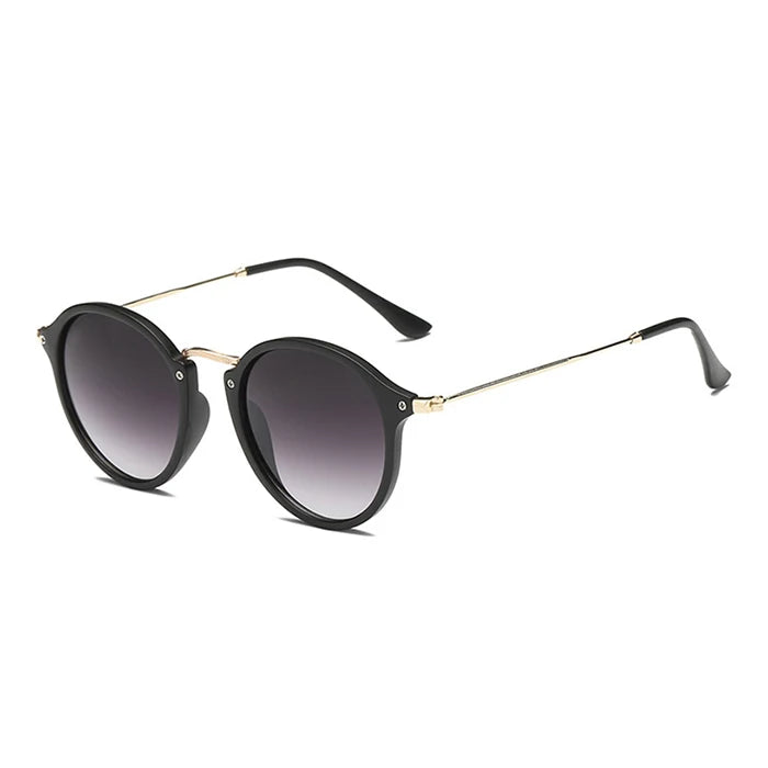 Óculos de Sol Feminino New Round Luxury