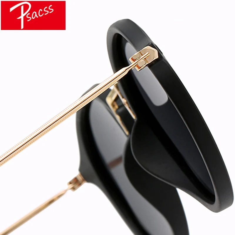 Óculos de Sol Feminino New Round Luxury