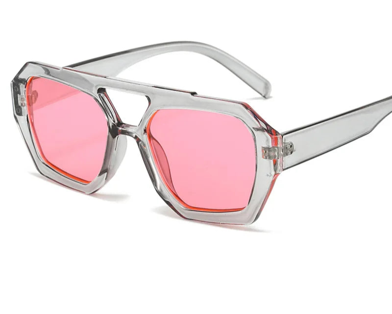 Óculos de Sol Feminino Irregular Overzise