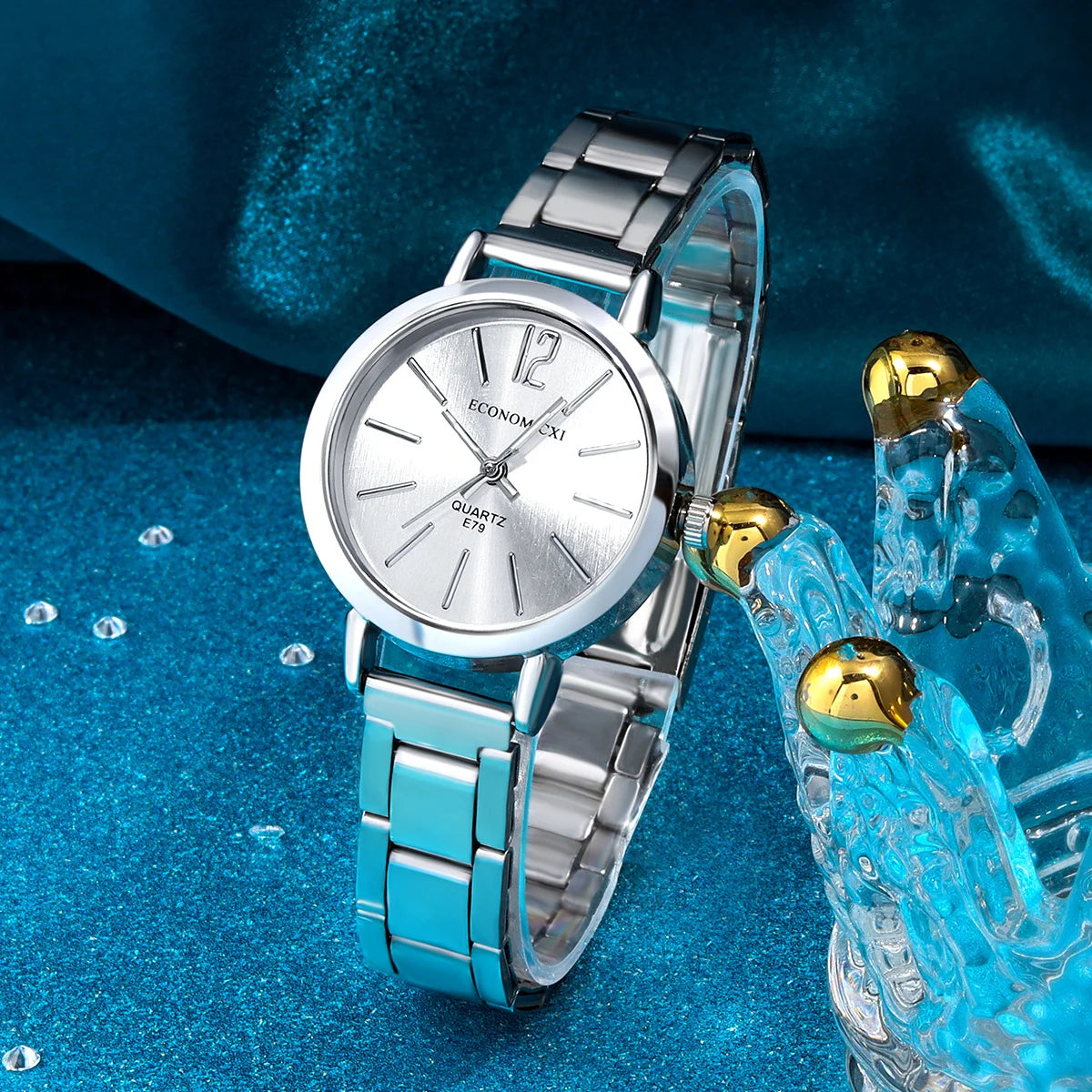 KIT Relógio + Pulseira Feminino Bastille Elegance